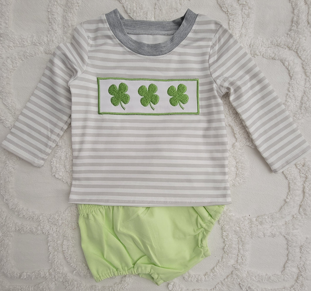 Shamrock diaper set