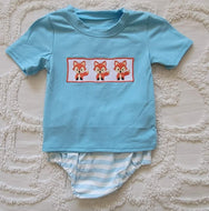 Fox Trio diaper set