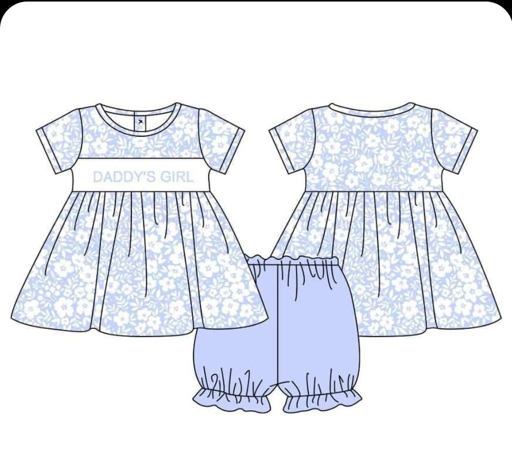 Daddy's girl bloomer set (Preorder ETA January)