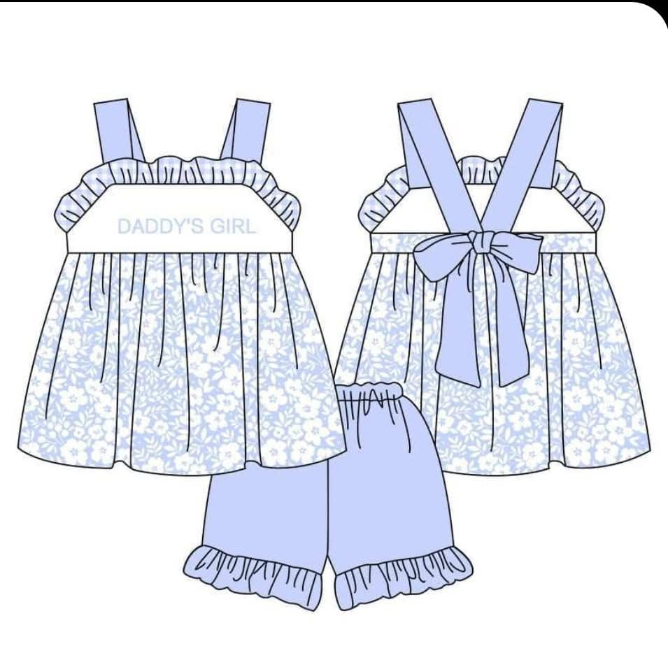 Daddy's girl short set (Preorder ETA late January)