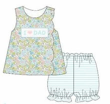 Load image into Gallery viewer, I love DAD girl short set (Preorder ETA April)
