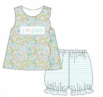 I love DAD girl short set (Preorder ETA April)