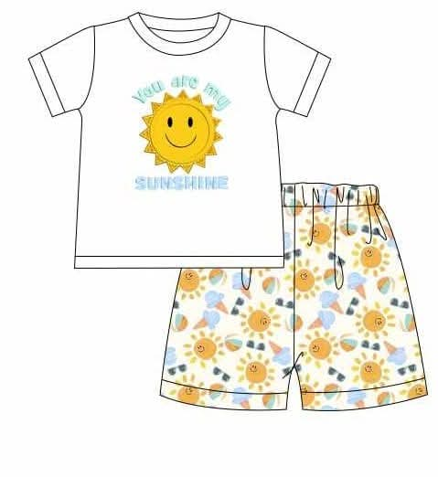 You are my sunshine boy short set (Preorder ETA May)