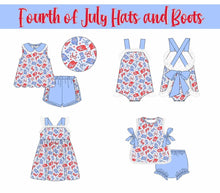 Load image into Gallery viewer, 4th of July boots dress (Preorder ETA May)
