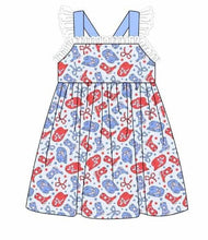 Load image into Gallery viewer, 4th of July boots dress (Preorder ETA May)
