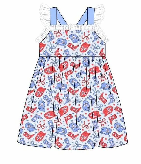 4th of July boots dress (Preorder ETA May)