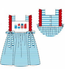 Load image into Gallery viewer, Patriotic pops dress (Preorder ETA May)
