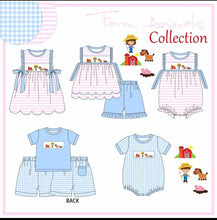 Load image into Gallery viewer, Scallop Farm girl short set (Preorder ETA May)
