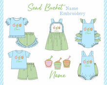 Load image into Gallery viewer, Sand Bucket monogram dress (Preorder ETA May) *READ DETAILS*
