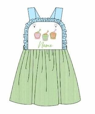 Sand Bucket monogram dress (Preorder ETA May) *READ DETAILS*