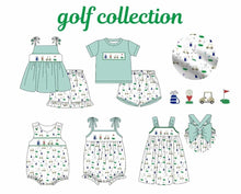 Load image into Gallery viewer, Green golf boy short set (Preorder ETA June)
