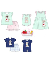 Load image into Gallery viewer, School puppy girl short set (Preorder ETA June)
