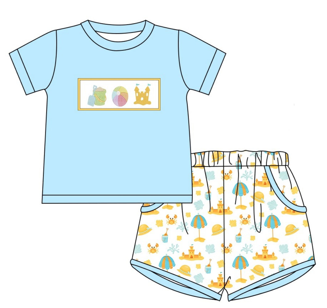 Beach Toys boy short set (Preorder ETA Jily)