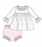 Hearts, bows, and stripes bloomer set (Preorder ETA January)