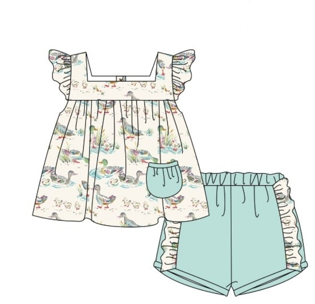 Wild duck girl short set (Preorder ETA March)