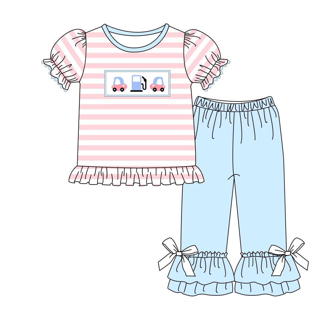 Cozy cars girl pant set (Preorder ETA January)