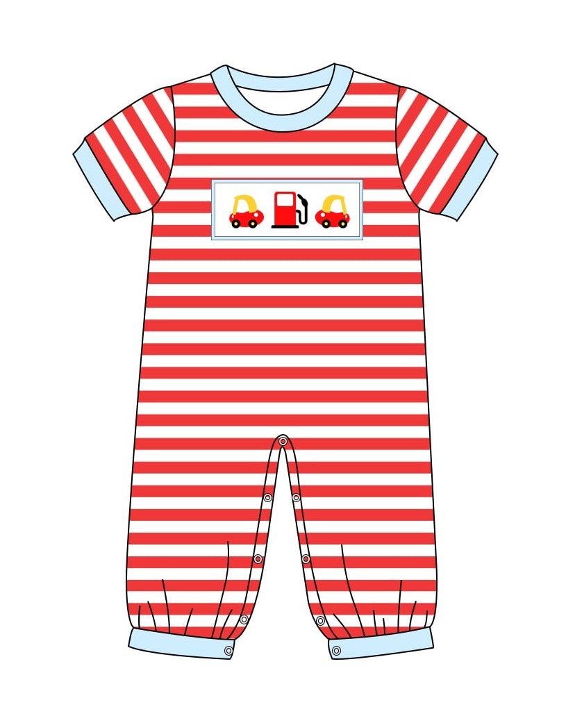 Cozy cars boy romper (Preorder ETA January)