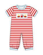 Cozy cars boy romper (Preorder ETA January)