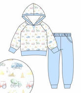 Construction boy jogger set (Preorder ETA February)