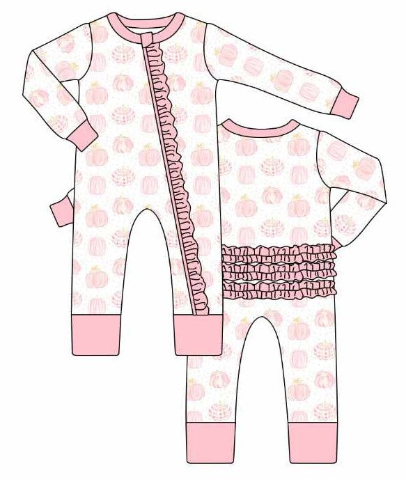 Pumpkin girl pajama romper EXTRAS (Preorder ETA August)