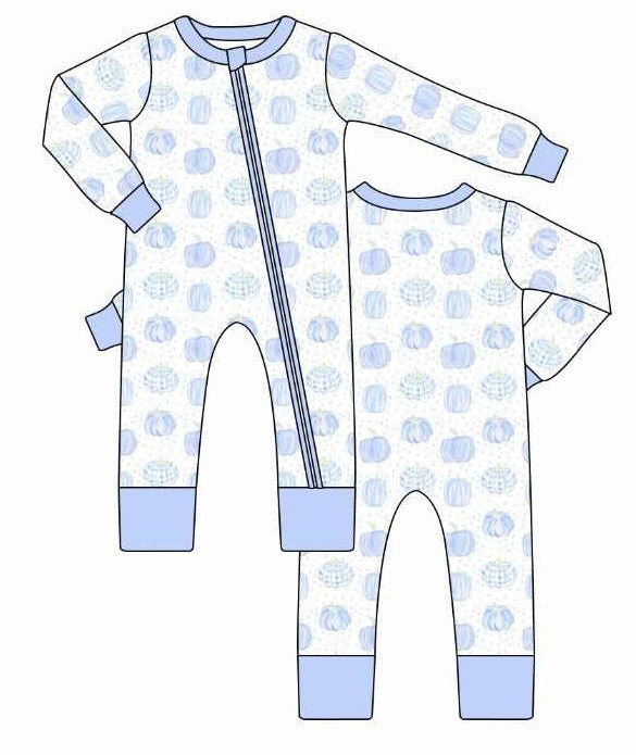 Pumpkin boy pajama romper EXTRAS (Preorder ETA August)