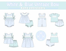 Load image into Gallery viewer, Lattice bows/gingham bloomer set (Preorder ETA May) *READ DETAILS*

