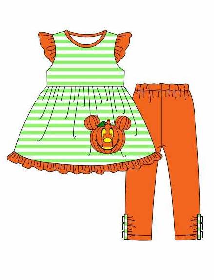 Mouse Ears Halloween girl pant set EXTRAS (Preorder delayed - arriving early november)