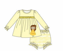 Load image into Gallery viewer, Yellow princess bloomer set (Preorder ETA December)
