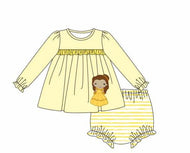 Yellow princess bloomer set (Preorder ETA December)