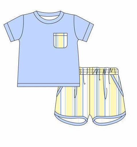 Daffodil boy short set (Preorder ETA May)