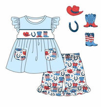 Load image into Gallery viewer, American Boots girl short set (Preorder ETA April)
