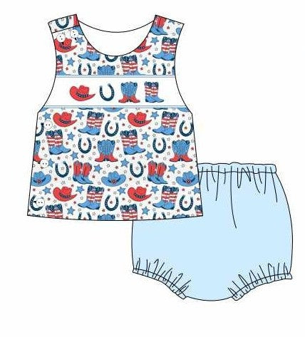 American boots diaper set (Preorder ETA April)