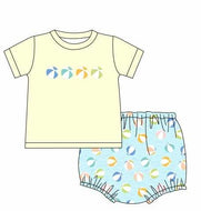 Beach ball diaper set (Preorder ETA May)