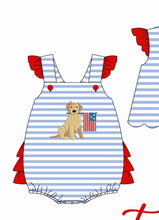 Load image into Gallery viewer, Patriotic puppy girl bubble (Preorder ETA May)
