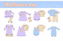 Load image into Gallery viewer, Halloween puppy boy romper EXTRAS (Preorder ETA September)
