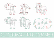Load image into Gallery viewer, Christmas Tree boy pajama romper (Preorder ETA November)
