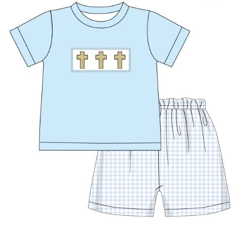 Cross boy short set (Preorder ETA January)