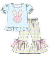 Monogram bunny girl pant set (Preorder ETA February) *READ DETAILS*