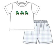 Spring tractors boy short set (Preorder ETA February)