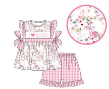 Load image into Gallery viewer, I love mama flamingo floral short set (Preorder ETA March)
