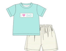 Load image into Gallery viewer, I love dad boy short set (Preorder ETA March)
