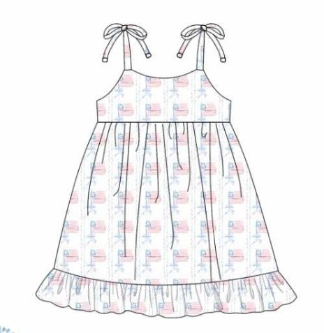 American Flag dress (Preorder ETA April)