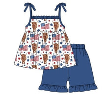 Load image into Gallery viewer, American cow girl short set (Preorder ETA April)
