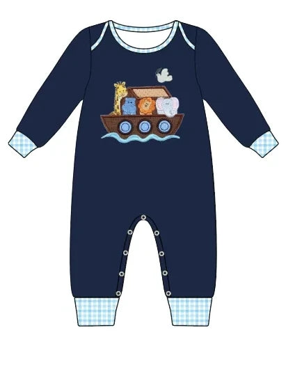 Two by Two boy romper (Preorder ETA August)