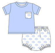 Blue pumpkin diaper set EXTRAS (Preorder ETA August)