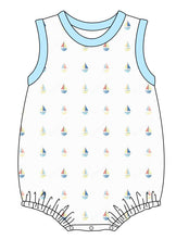 Load image into Gallery viewer, Blue sailboat boy bubble (Preorder ETA June)
