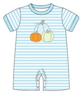 Pumpkin trio boy romper EXTRAS (Preorder ETA September)