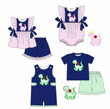 Load image into Gallery viewer, Dino Apple girl short set (Preorder ETA June)
