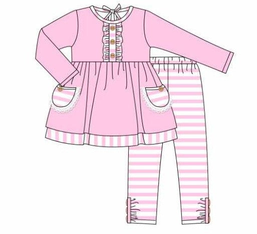 Pink Casuals girl pant set (Preorder ETA August)