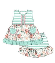 Load image into Gallery viewer, Summer floral girl short set (Preorder ETA June)
